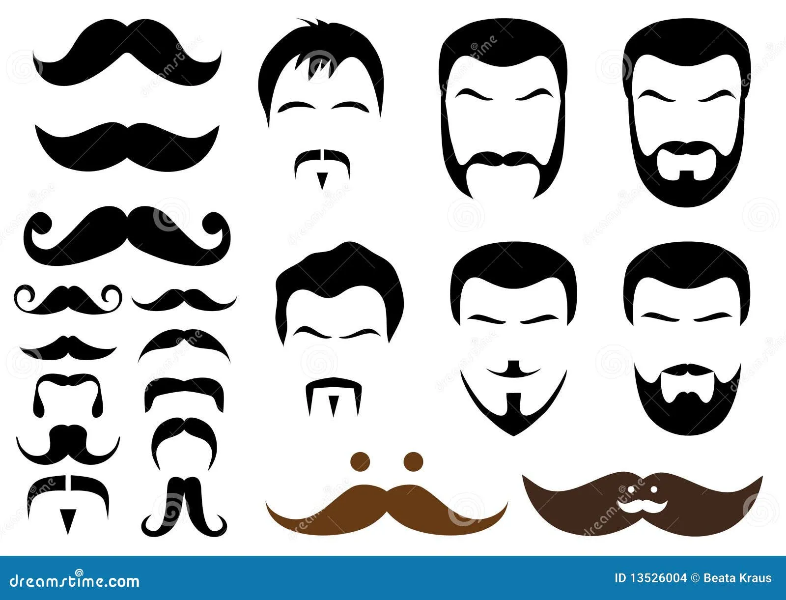 various beard styles on different face shapes