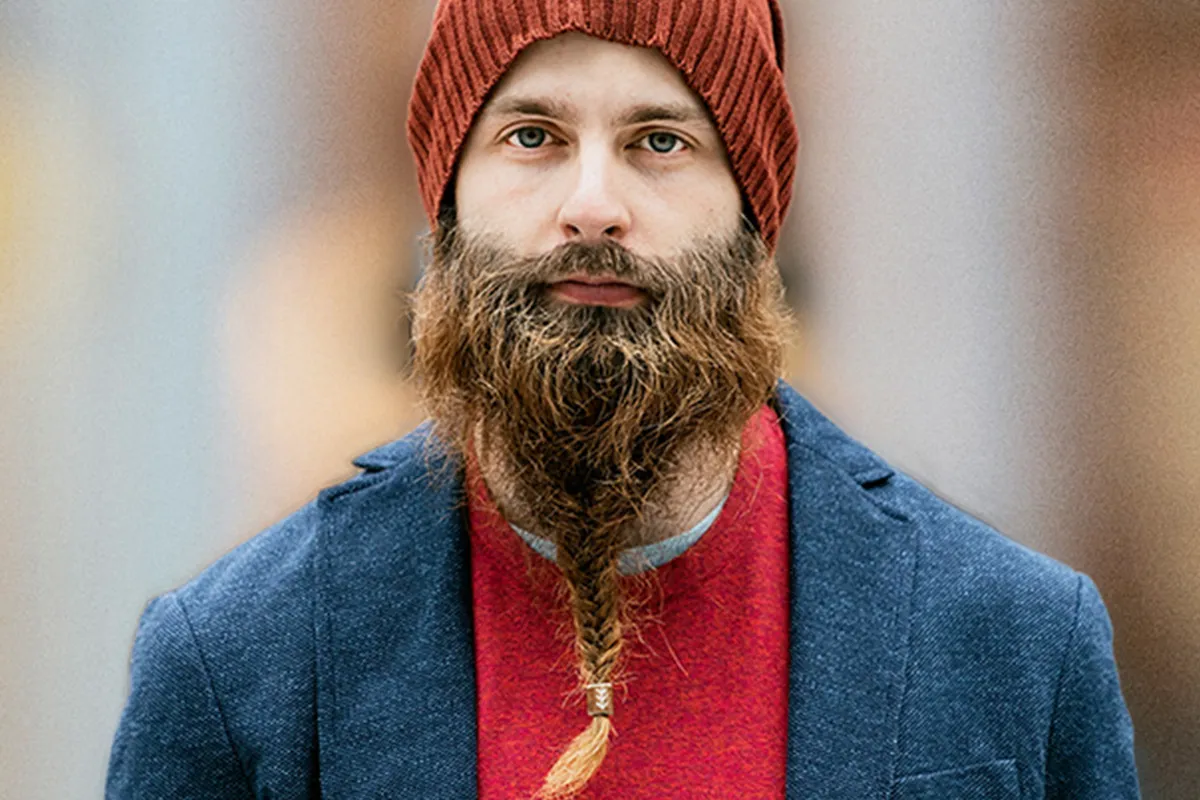 Long Viking Beard