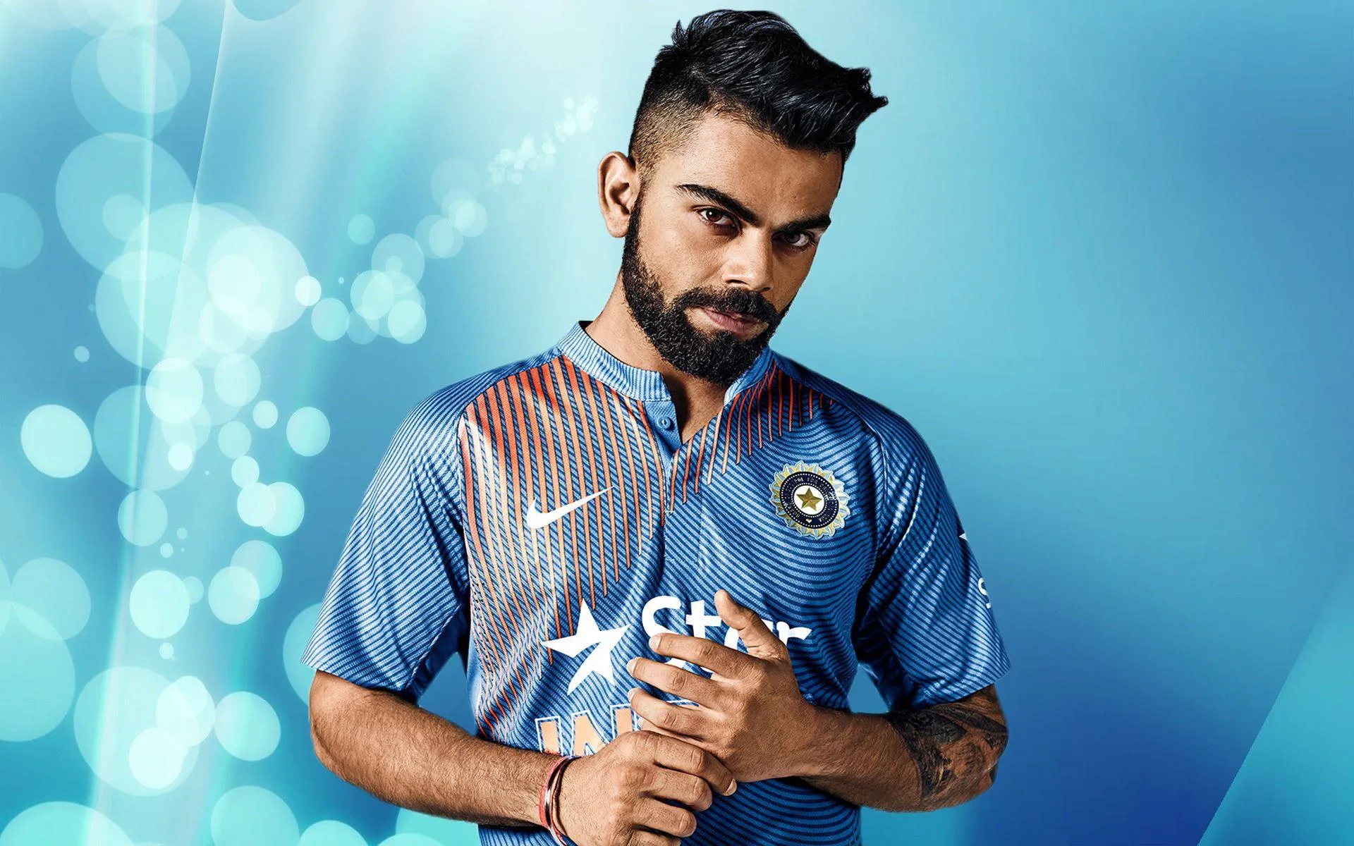 Virat Kohli Clean Shaven 2024
