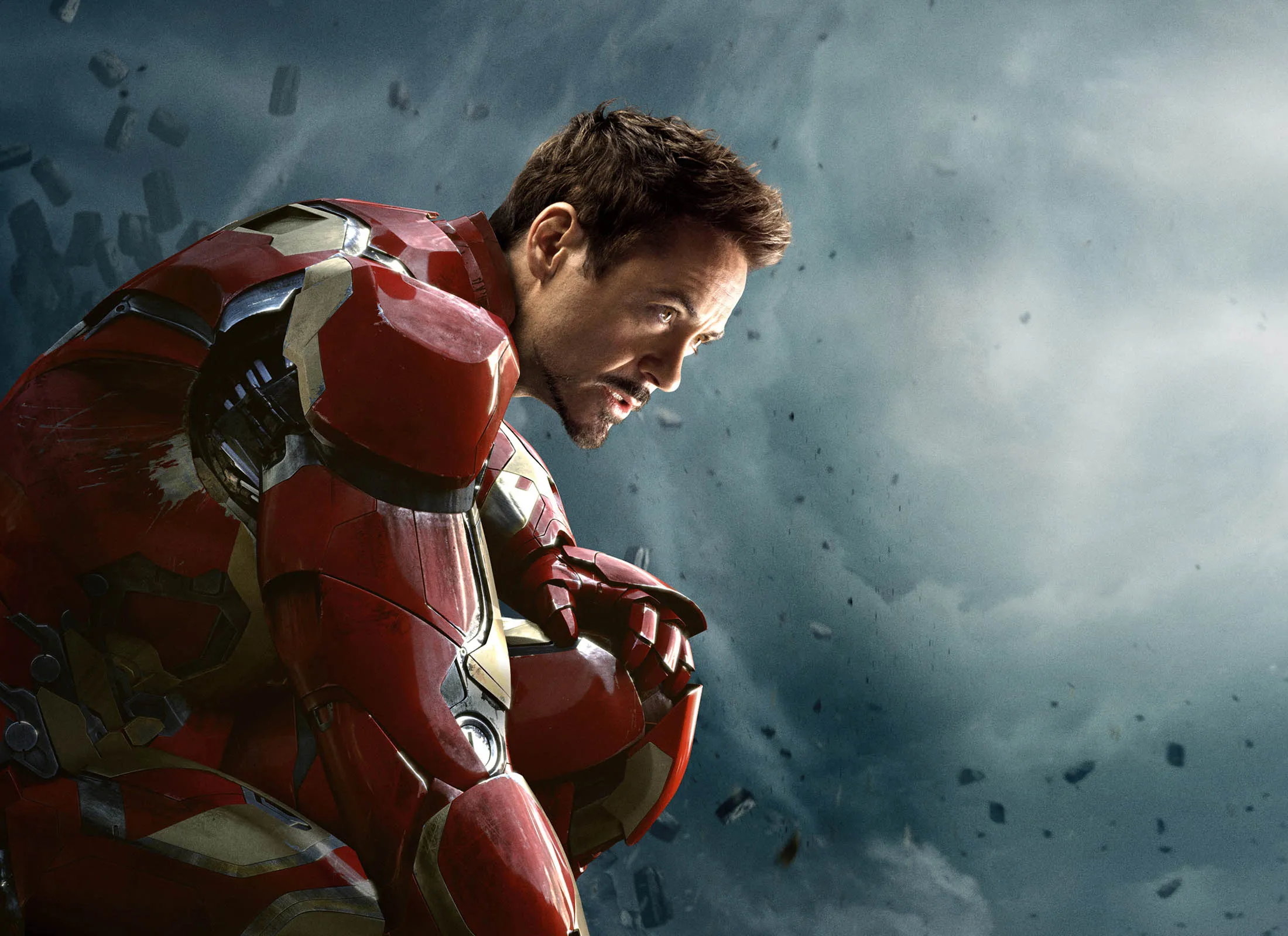 Iron Man 1 Tony Stark beard