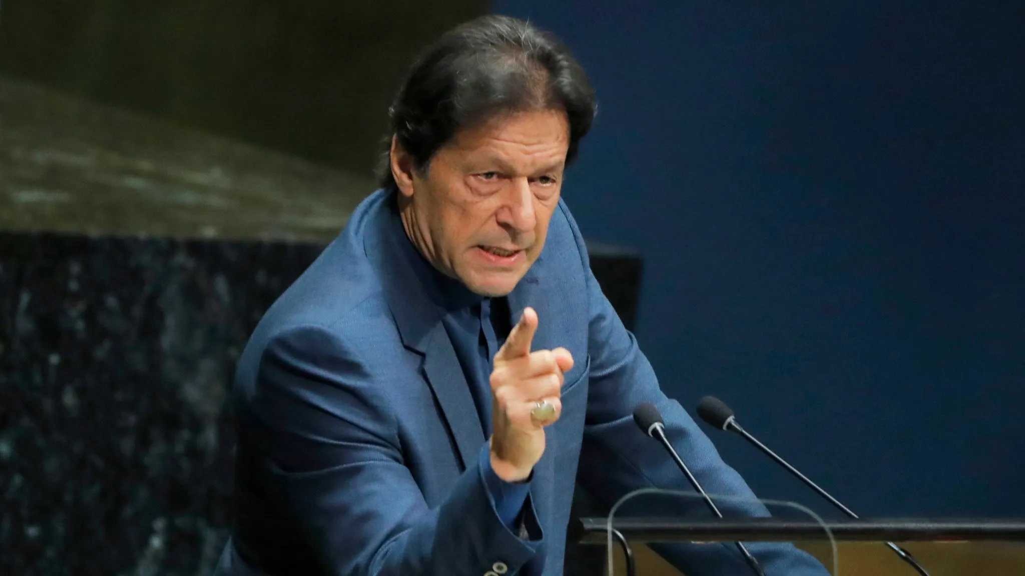 Imran Khan Mid-Length Beard 2024