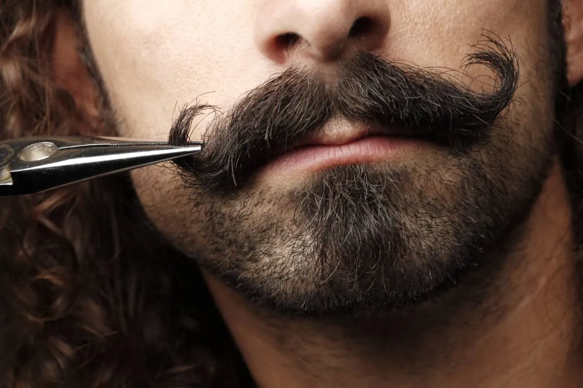 Man with Handlebar Mustache 2024