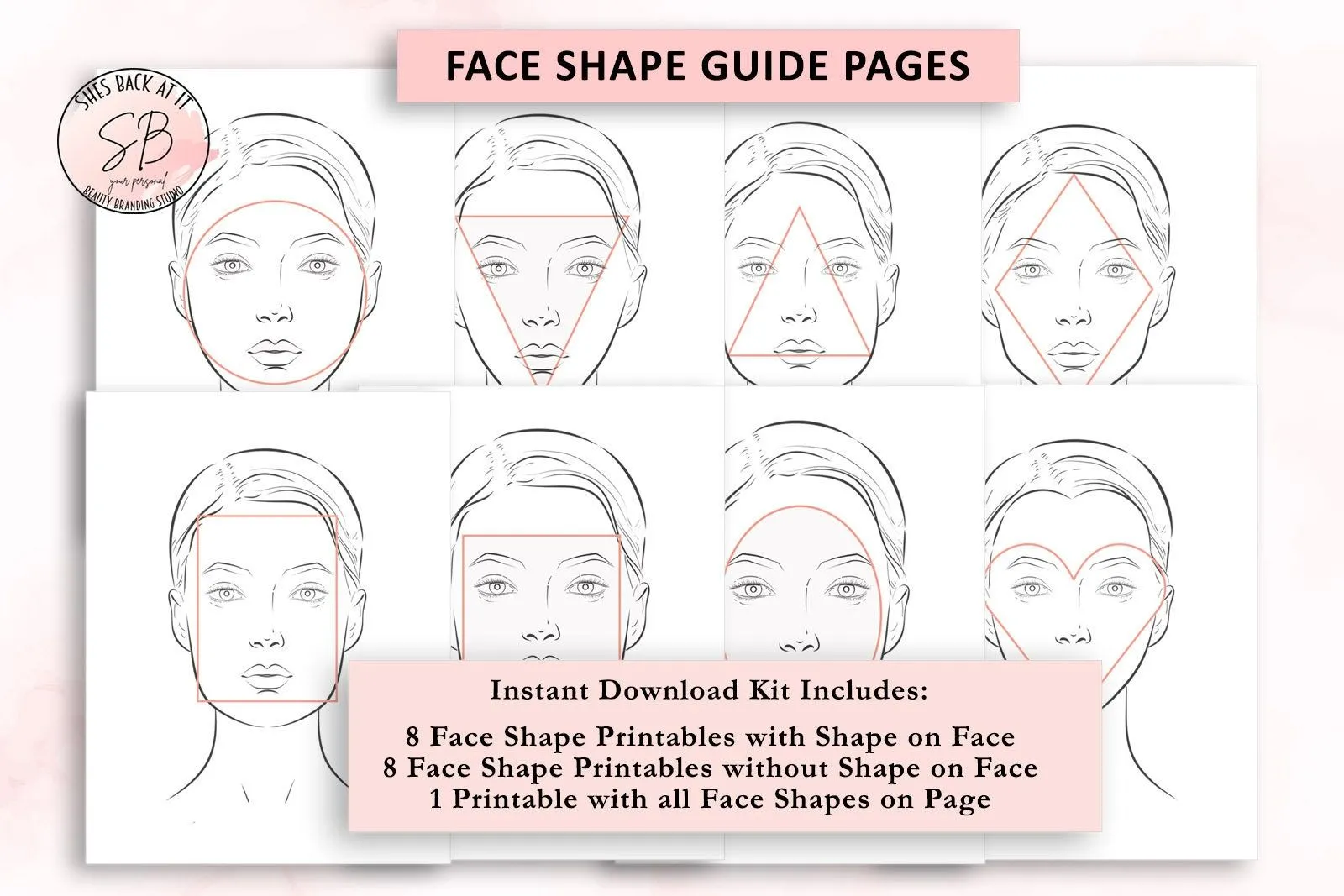 Face shape chart 2024